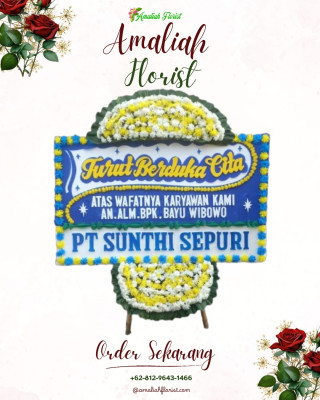 Papan Bunga Duka di Kamboneri